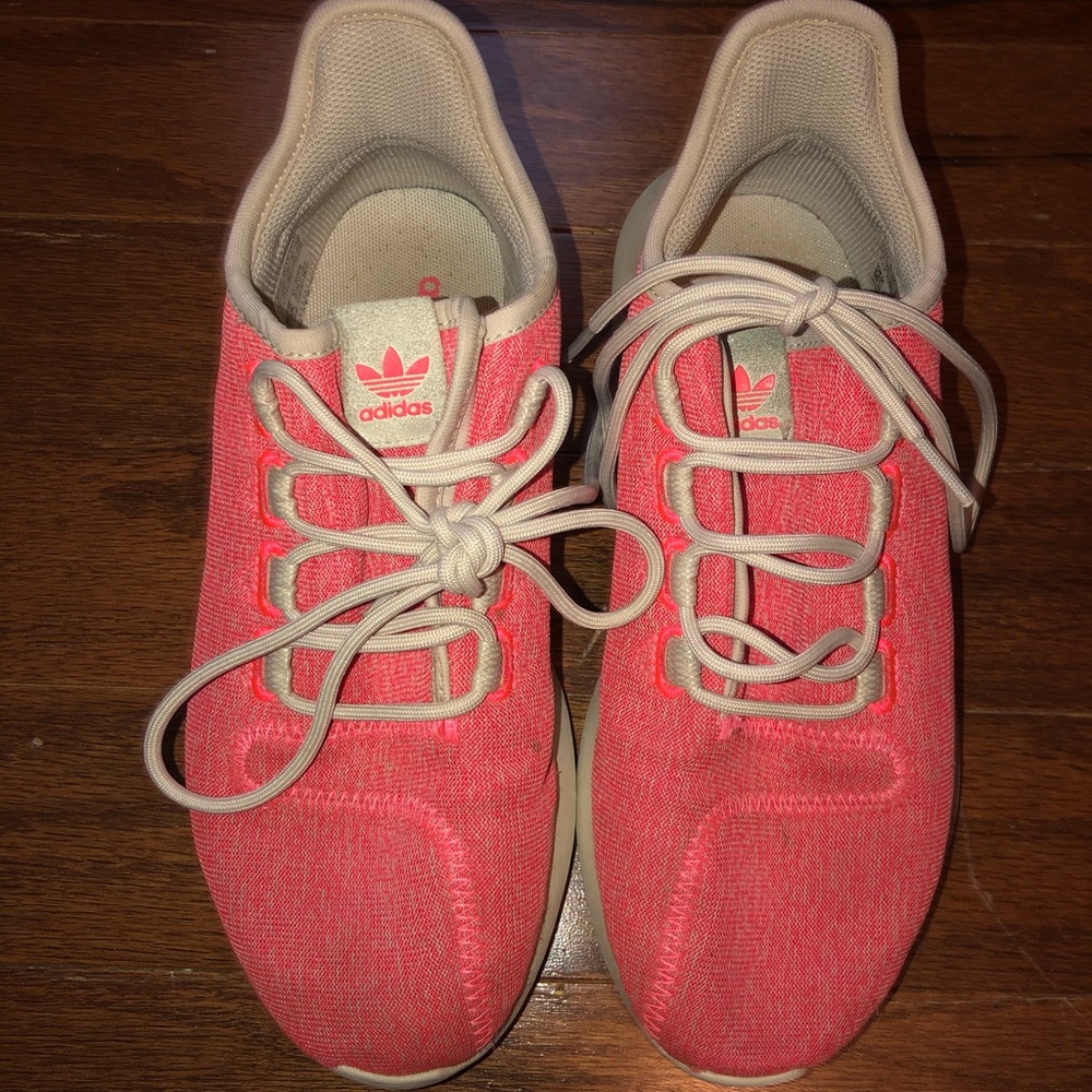 Adidas Tubular Shadow in Coral